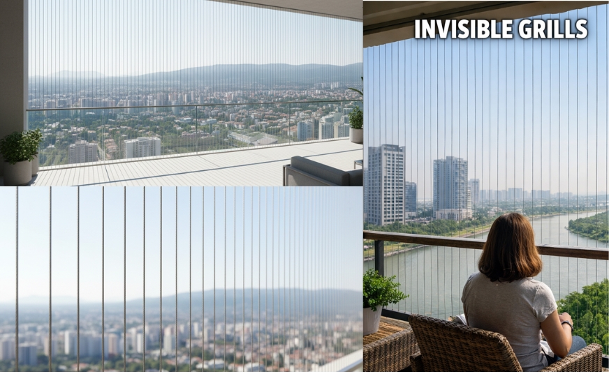 Invisible Grills Installation in Vijayawada