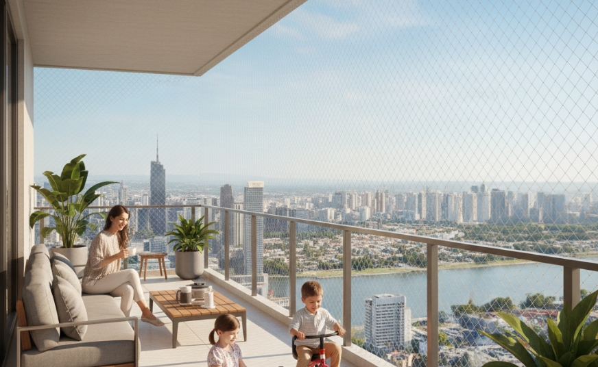 Balcony Safety Net Installation in Vijayawada