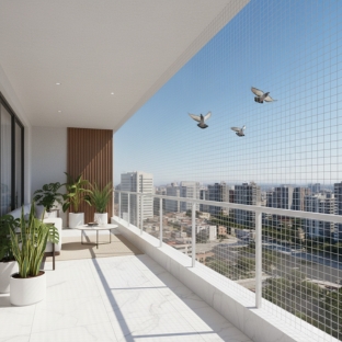 Balcony Safety Net Installation for Child Safety